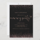 Search for rose gold glitter wedding invitations Glam