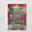 Search for 2 photo christmas cards Snowflakes