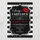 Search for sixty and fabulous birthday invitations Glam