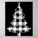 Search for black and white christmas art Buffalo plaid