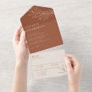 Search for boho terracotta wedding invitations Botanical