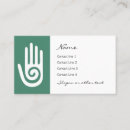 Search for spiral business cards Healing