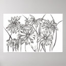 Search for black and white daisy posters Daisies