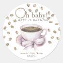 Search for coffee girl stickers Baby shower
