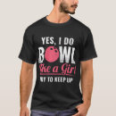 Search for bowling split tshirts Bowler