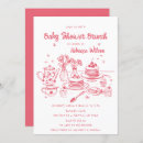 Search for brunch baby girl shower invitations Floral