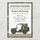 Search for army party invitations Camoflage