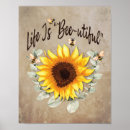Search for sunflower bee posters Floral