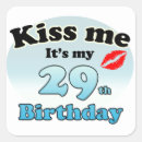 Search for twenty nine stickers Happy birthday