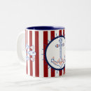 Search for red fish mugs Red white and blue