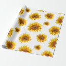 Search for sunflowers wrapping paper Country