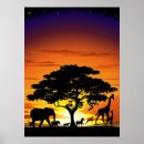 Search for wild animals posters nature