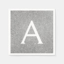 Search for silver and black napkins Elegant