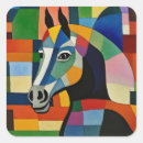 Search for colourful horse stickers Abstract