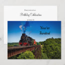 Search for railroad birthday invitations Vintage