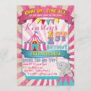 Search for pink circus invitations Turquoise