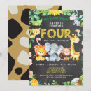 Search for jungle 4th birthday invitations Fourth