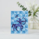 Search for sagittarius zodiac sign postcards Blue