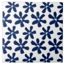 Search for indigo blue tiles Watercolor