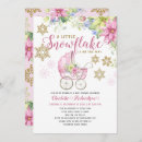 Search for pink snowflake invitations Floral
