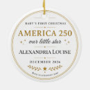 Search for 1776 christmas tree decorations Red white and blue