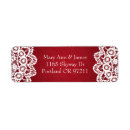 Search for lace wedding return address labels Victorian