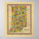 Search for indiana map art Engraved