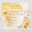 Search for honey bee bridal shower invitations Yellow