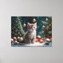 Search for playful canvas prints Kitty
