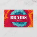 Search for tie dye business cards Salon