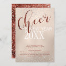 Search for champagne new years eve party invitations Glamourous