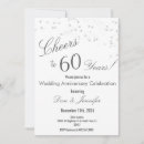 Search for cheers to 60 years invitations 60th anniversary