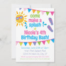 Search for splash pad birthday invitations Party