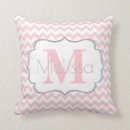 Search for monogram with chevron cushions For kids