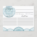Search for bridal shower request recipe cards Elegant