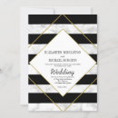Search for black marble wedding invitations Geometric