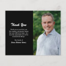 Search for funeral photo thank you cards Black