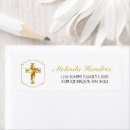 Search for baptism return address labels Gold