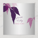 Search for flora square invitations Purple
