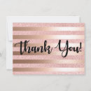 Search for rose gold thank you cards Girly