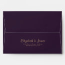 Search for purple wedding envelopes Classic