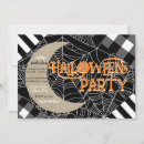 Search for spiderweb halloween invitations Gothic