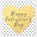 Search for typographic stickers Gold