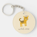 Search for wild one key rings Tiger