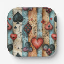 Search for lovers paper plates Watercolor