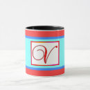 Search for aqua monogram mugs Birthday