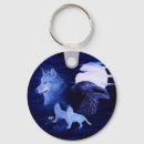 Search for blue wolf key rings Fantasy