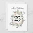 Search for elegant flower 25th anniversary invitations 25 years