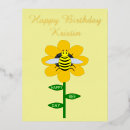 Search for happy birthday sunflower postcards Bee