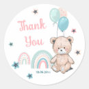 Search for teddy bear first birthday stickers Thank you